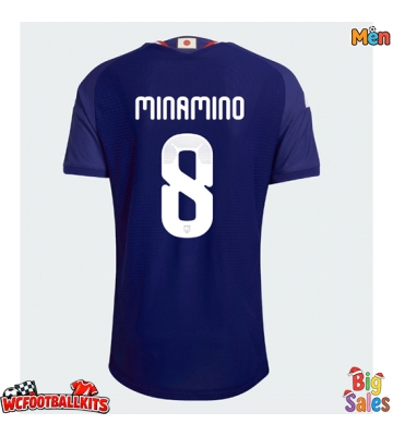 Japan Takumi Minamino #8 Replica Home Stadium Shirt World Cup 2026 Short Sleeve